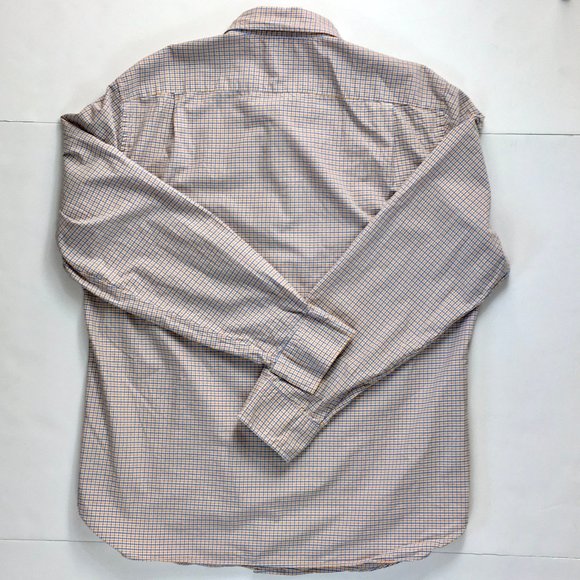 J. Crew 100% Cotton Check Button Down sz L - Picture 3 of 6